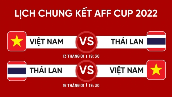Lịch thi đấu AFF Cup 2022 hôm nay 13/1: ĐT Việt Nam đại chiến ĐT Thái Lan