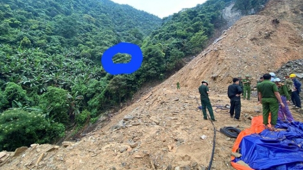 Thông tin về vụ tai nạn do thiên tai xảy ra gần khu vực thi công đường dây 500kV mạch 3
