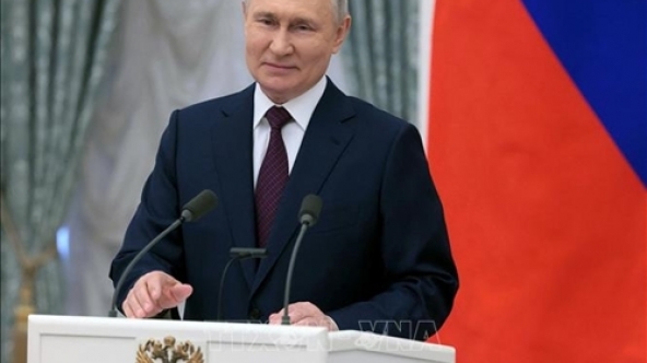 Tổng thống V.Putin: Những cáo buộc Nga lên kế hoạch tấn công châu Âu là "hoàn toàn nhảm nhí"